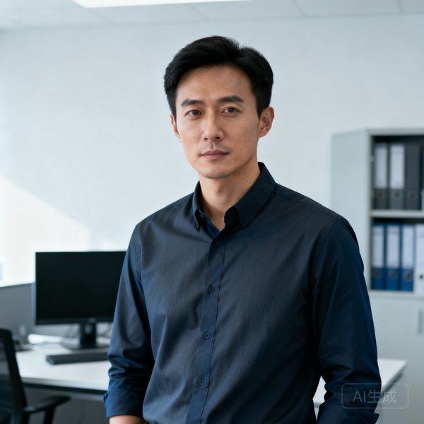 6686体育CTO李铭，前阿里云视频技术专家，穿着深色衬衫的干练技术人形象
